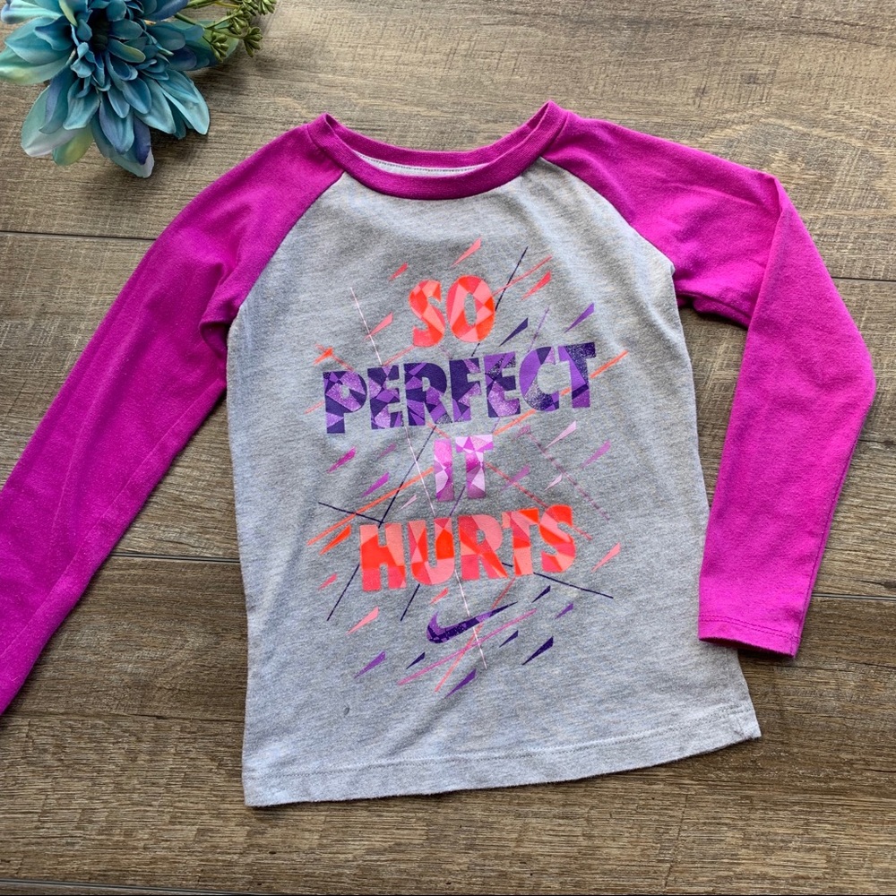 Nike Purple & Gray Top